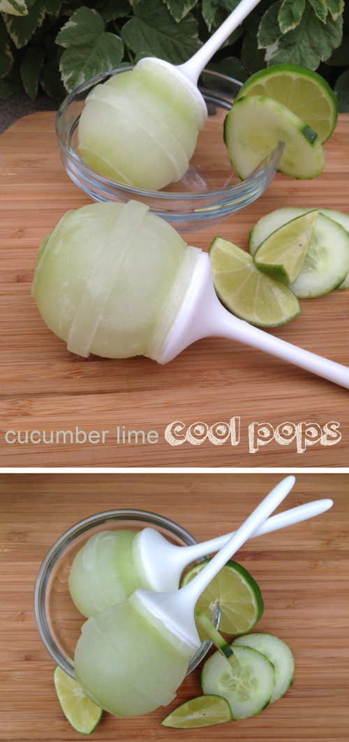 Cucumber Lime Cool Pops